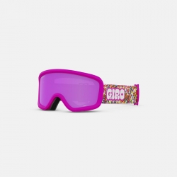 Giro Kids Chico 2.0 Goggle - Pink Sparkles w/ Amber Rose Lens