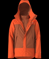 The North Face Men's Clement Triclimate Jacket - Orange Copper