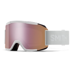 Smith Squad Snow Goggles White Vapor - ChromaPop Everyday Rose Gold Mirror / Yellow