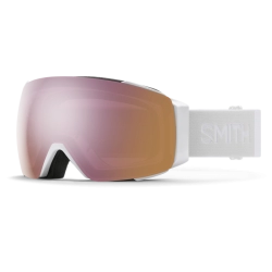 Smith I/O MAG Snow Goggles White Vapor - ChromaPop Everyday Rose Gold Mirror / Storm Yellow Flash