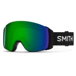 Smith 4D MAG Snow Goggles Black - ChromaPop Sun Green Mirror