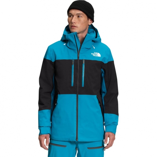 The North Face Men s Chakal Jacket Acoustic Blue TNF Black Neptune Diving Ski