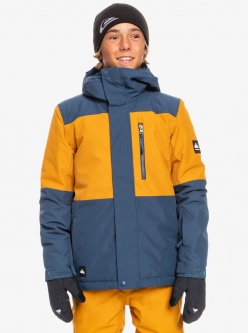 Quiksilver Mission Block Youth Jacket - Insignia Blue