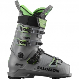 Salomon S/Pro Alpha 120 GW Ski Boots - Steel Grey/ Pastel Neon/ Green