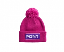 Coal The Vice Kids Beanie - Deep Pink (Pony)