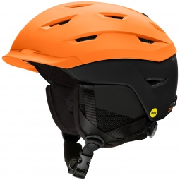 Smith Level MIPS Snow Helmet - Matte Mandarin/Black