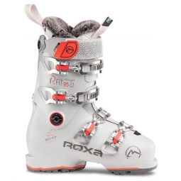 Roxa R/Fit W 95 Ski Boots - Lt Grey/ Lt Grey/ Coral