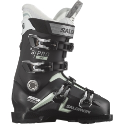 Salomon S/Pro MV 80  W CS GW Ski Boots - Black/ White Moss/ Silver Metallic