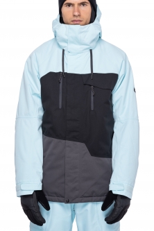 686 Men's Geo Jacket - Icy Blue Colorblock