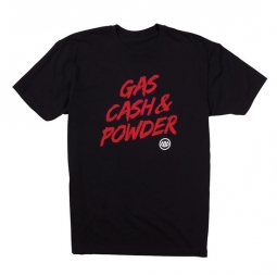 686 Men's Gas Cash Powder Premium Tee - Black