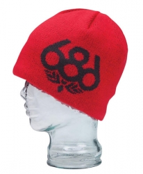 686 Men's Wreath Fleece Beanie - Red