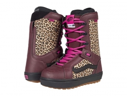 Vans Women's Hi-Standard OG Snowboard Boot - Port Royale/ Leopard