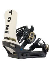 Burton Men's Cartel X EST Snowboard Bindings - Black/Stout White/Logo