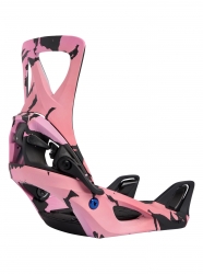Burton Women's Step on Re:Flex Snowboard Bindings - Pink/Black