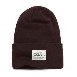 Coal The Uniform Beanie - Dark Burgundy Marl