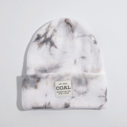 Coal The Uniform Mid Beanie - Light Gray Tie Dye