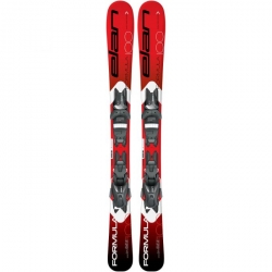 Elan Kid's Formula System Snow Skis - Red