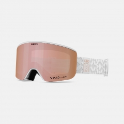Giro Ella Women's Snow Goggle - White Limitless Strap with Vivid Rose Gold/Vivid Infrared Lenses