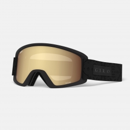 Giro Dylan Women's Snow Goggle - Black Flake Strap with Amber Gold/Yellow Lenses