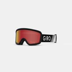 Giro Chico 2.0 Youth Snow Goggle - Black Zoom Strap with Amber Scarlet Lens