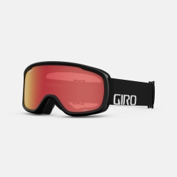 Giro Cruz Adult Snow Goggle - Black Wordmark Strap with Amber Scarlet Lens