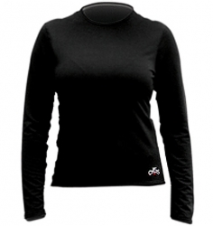 Hot Chillys Women's Micro Elite Original II Crewneck Top - Black