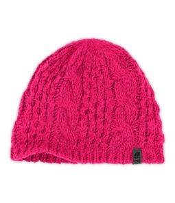 The North Face Cable Minna Beanie - Cerise Pink