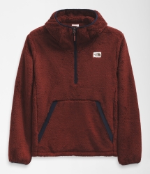 The North Face Men's Campshire Pullover Hoodie - Brick House Red/Aviator Navy