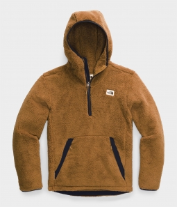 The North Face Men's Campshire Pullover Hoodie - Timber Tan/Aviator Navy