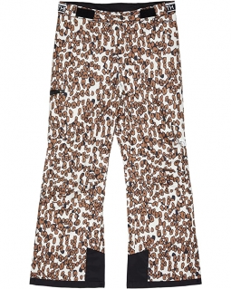 The North Face Girl's Freedom Insulated Pant - Pinecone Brown Leopard Print