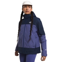 The North Face Women's Mountain Light Triclimate GTX Jacket - Cave Blue / Summit Navy