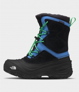 The North Face Youth Alpenglow V Up Boots - Optic Blue / TNF Black