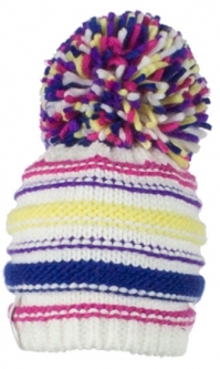 Obermeyer Girls Cece Knit Hat - White