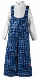 Obermeyer Girls Snoveral Print Pant - Everyday Blues