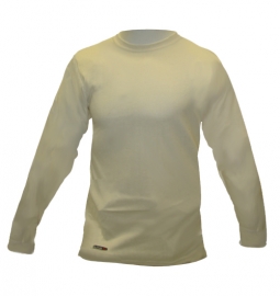 PolarMax Midweight Double Baselayer Crew- Ivory