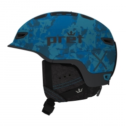Pret Fury X Snow Helmet - Blue Storm