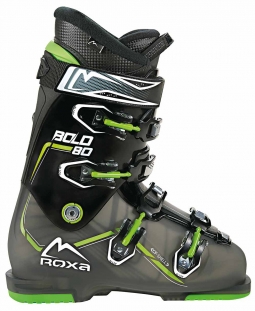 Roxa Men's Bold 80 Ski Boot - Trans Black/ Green