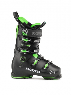 Roxa R/Fit 100 Ski Boots - Black/ Black/ Green