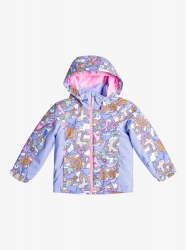 Roxy Girl's Snowy Tale Technical Snow Jacket - Bright White Big Deal
