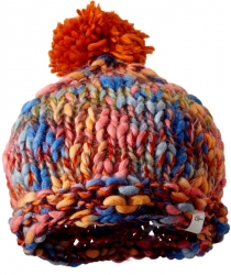 Screamer Kid's Annie Hat - Orange and Denim