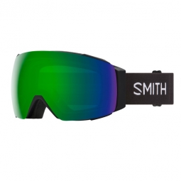 Smith I/O Mag Snow Goggles Black - Chromapop Sun Green Mirror/Chromapop Storm Rose Flash