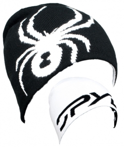 Spyder Boy's Reversible Bug Hat - Black and White