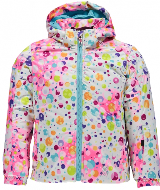 Spyder Girl's Bitsy Glam Jacket - Party Multi/ Freeze