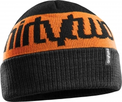 Thirty Two Double Beanie - Black/Orange