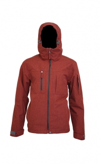 Turbine Planet Men's Jacket - Red Mulch