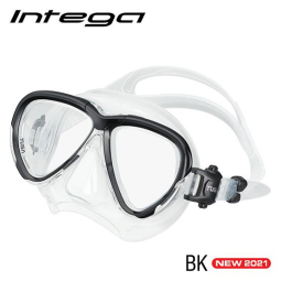 Tusa Intega Diving Mask - Black