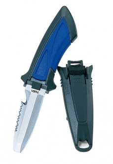 Tusa FK-11 Blunt Mini Dive Knife - Cobalt Blue