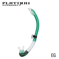 Tusa Platina II Hyperdry Snorkle - Energy Green