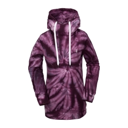 Volcom Women's Costus Pull Over Fleece - Purple