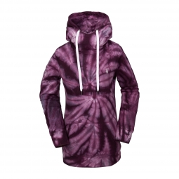 Volcom Women's Costus Pull Over Fleece - Purple